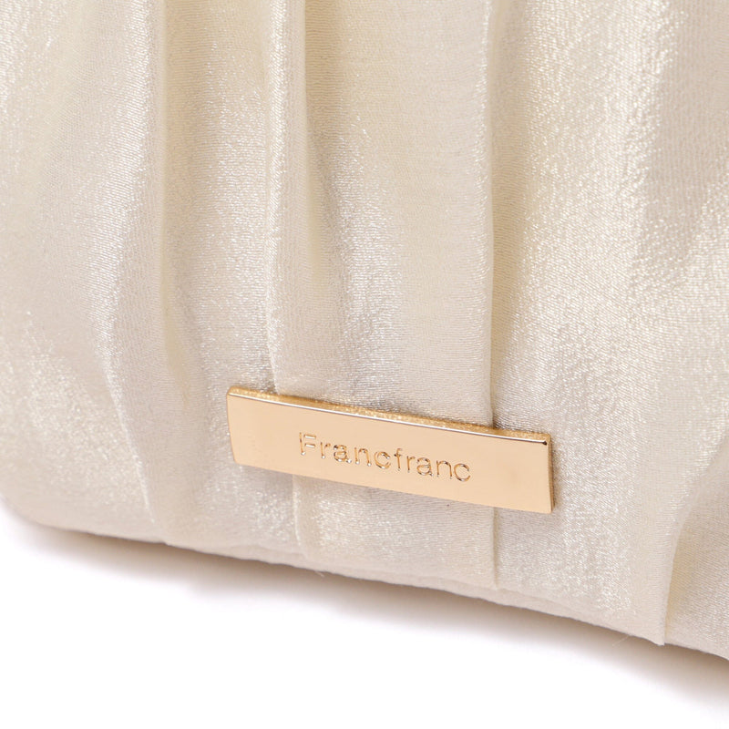 Pearl Chiffon Pouch Small Ivory