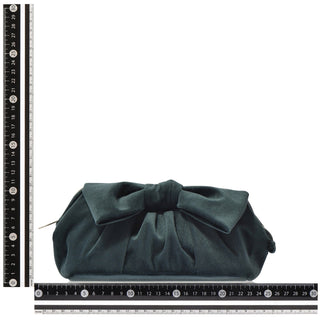 Velour Ribbon Wire Pouch Green
