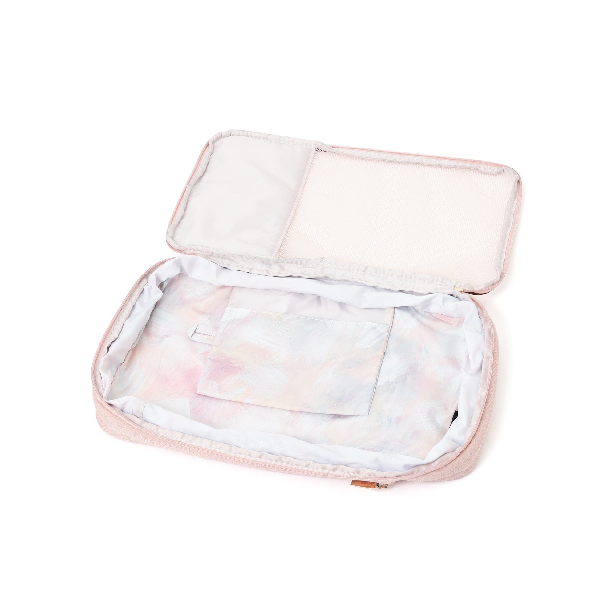 Modern Palette Compression Organizer Small Brown x Pink