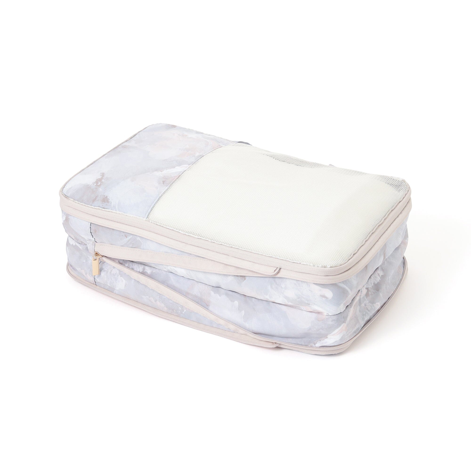 Modern Palette Compression Organizer Medium Beige x Gray