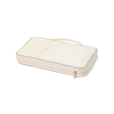 Bicolor  Compression Organizer Size Small Ivory