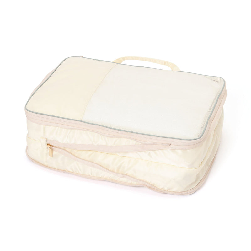 Bicolor  Compression Organizer Large Ivory