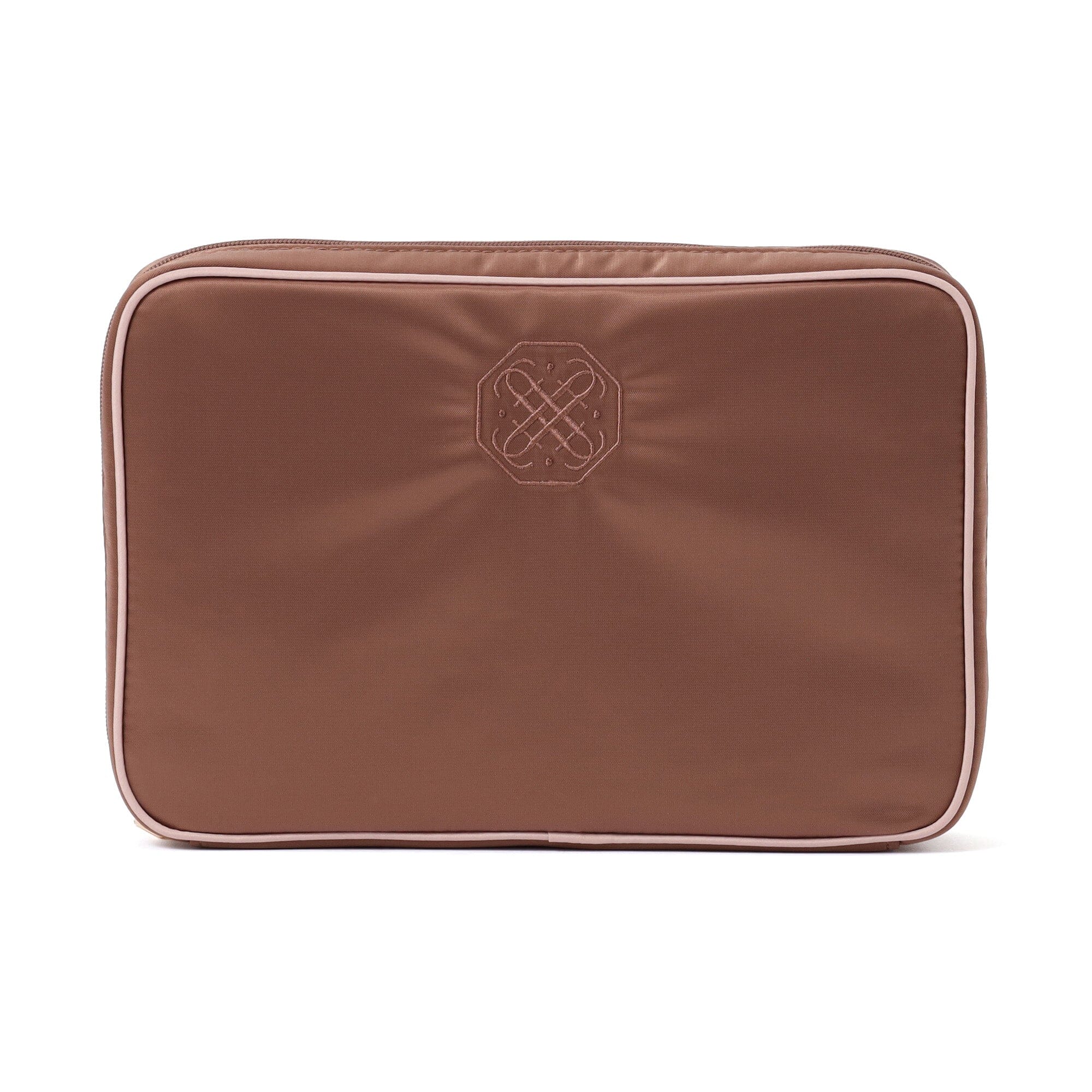 Bicolor Hanging Pouch Large Pink x Brown