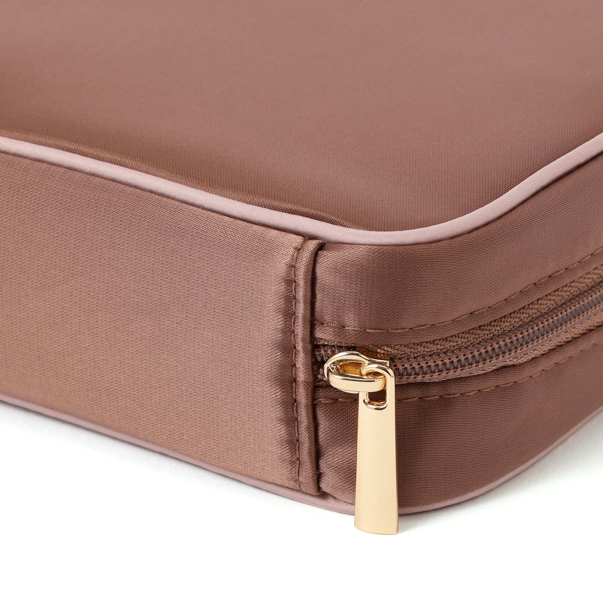 Bicolor Hanging Pouch Large Pink x Brown