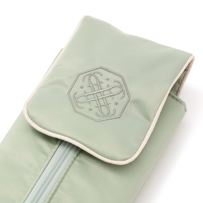 Bicolor  Hair Iron Case Mint x Ivory