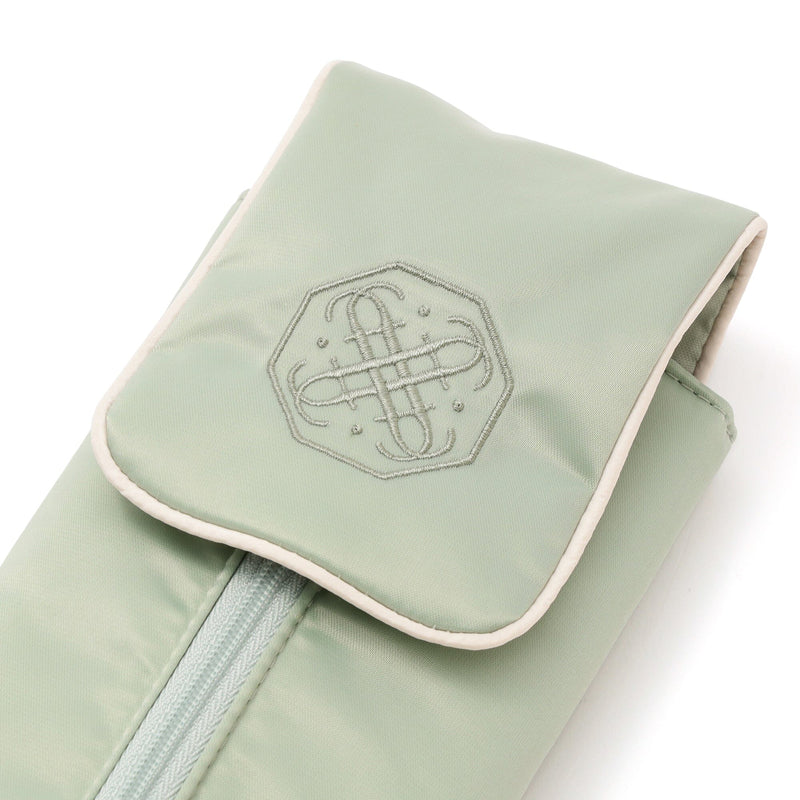 Bicolor  Hair Iron Case Mint x Ivory