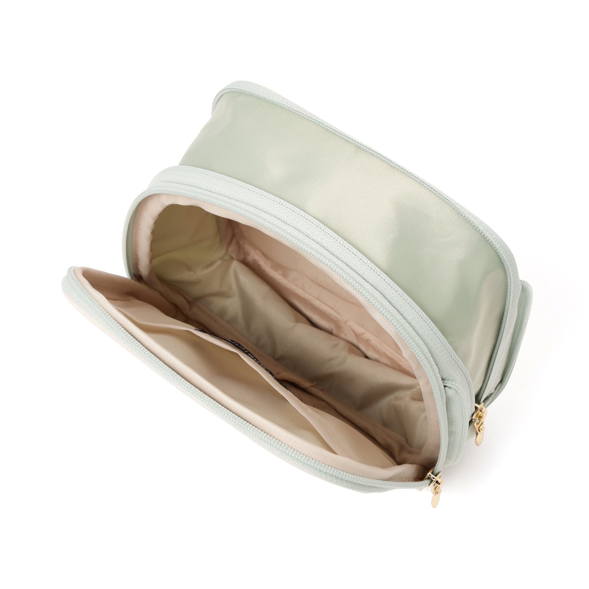 Bicolor Sanitary Compression Pouch Mint X Ivory
