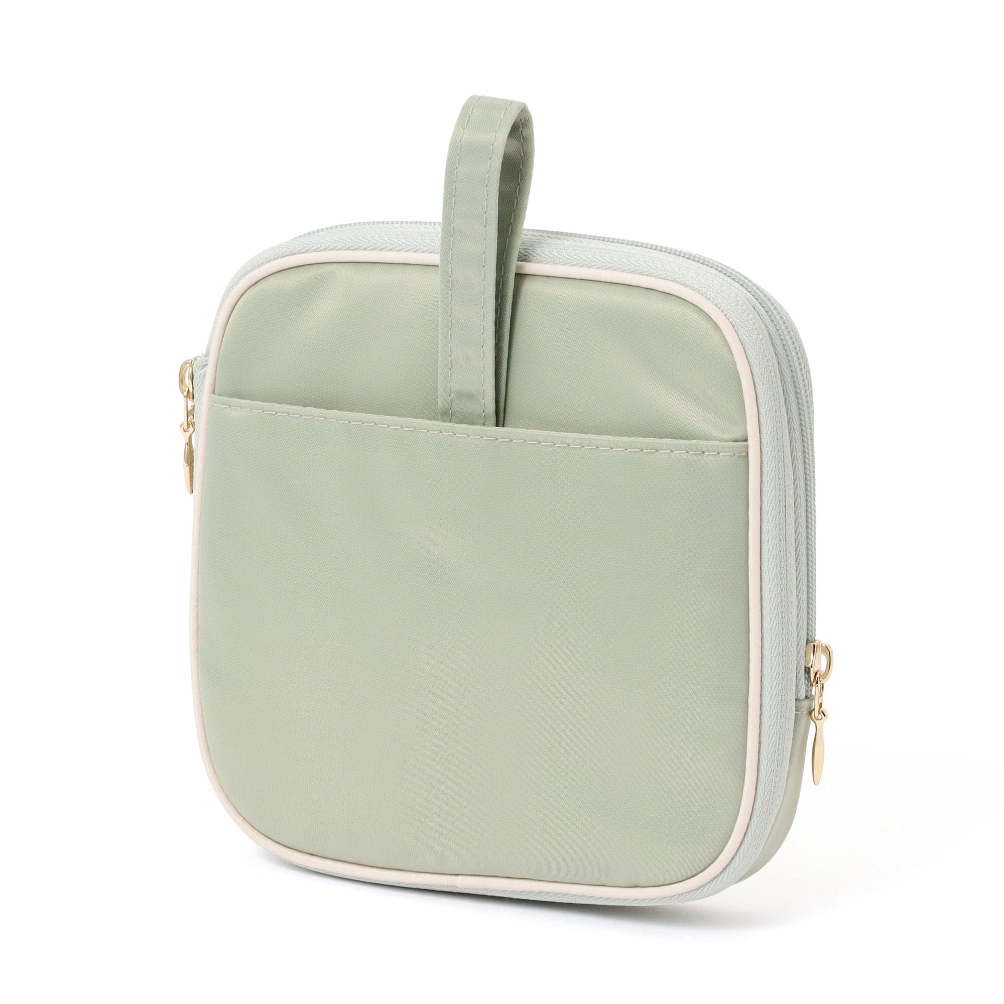 Bicolor Sanitary Compression Pouch Mint X Ivory