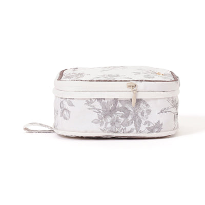 Classic Flower Sanit Compression Pouch Light Pink