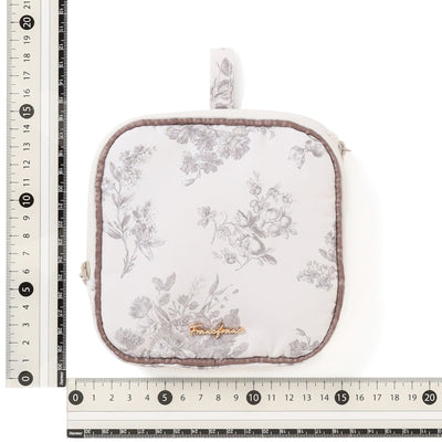 Classic Flower Sanit Compression Pouch Light Pink