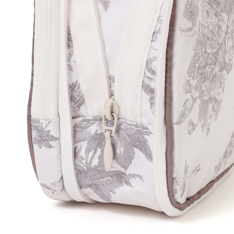 Classic Flower Sanit Compression Pouch Light Pink