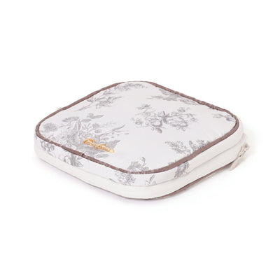 Classic Flower Sanit Compression Pouch Light Pink