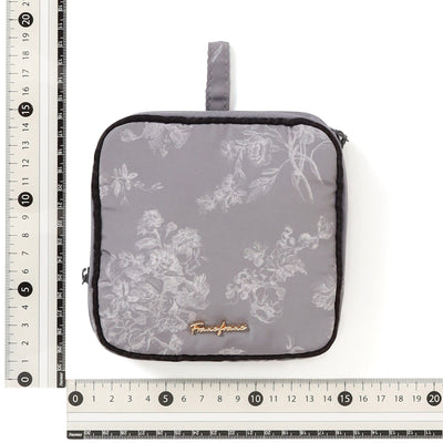 Classic Flower Sanit Compression Pouch Dark Gray