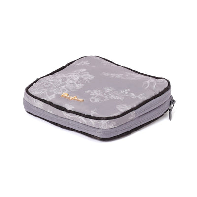 Classic Flower Sanit Compression Pouch Dark Gray