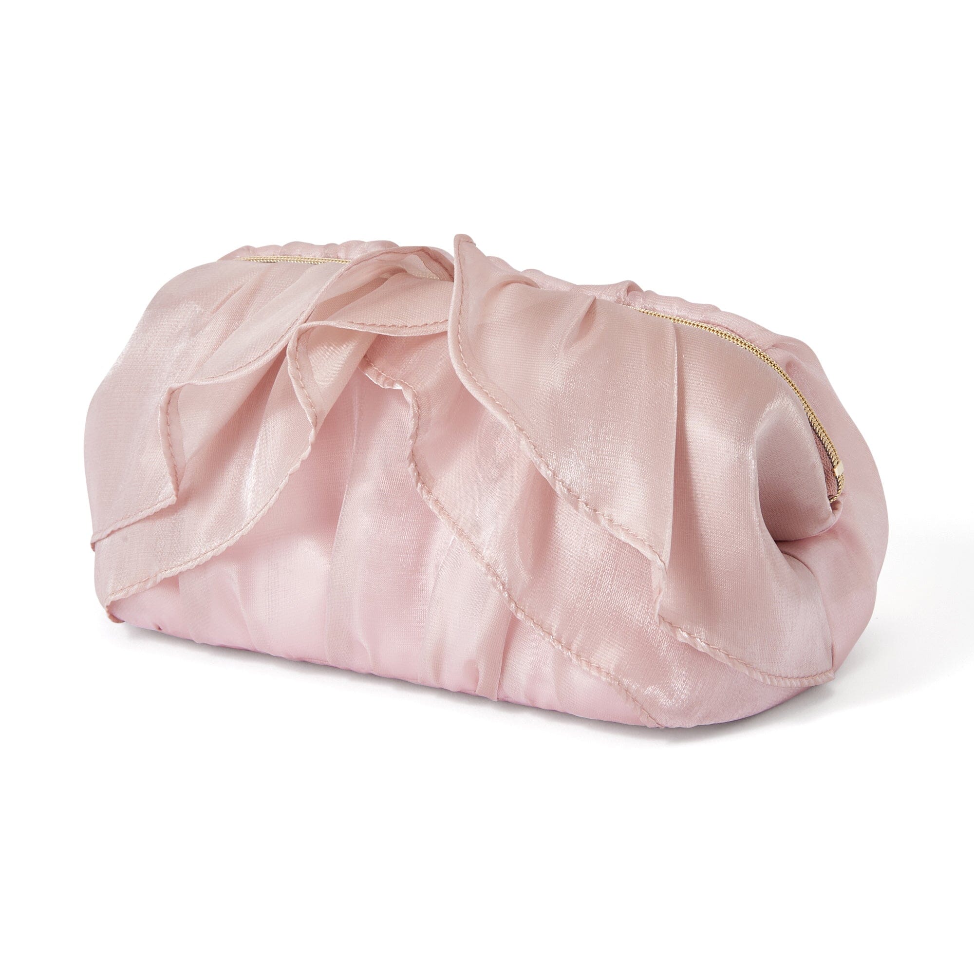 Organdy Flower Wire Pouch Pink