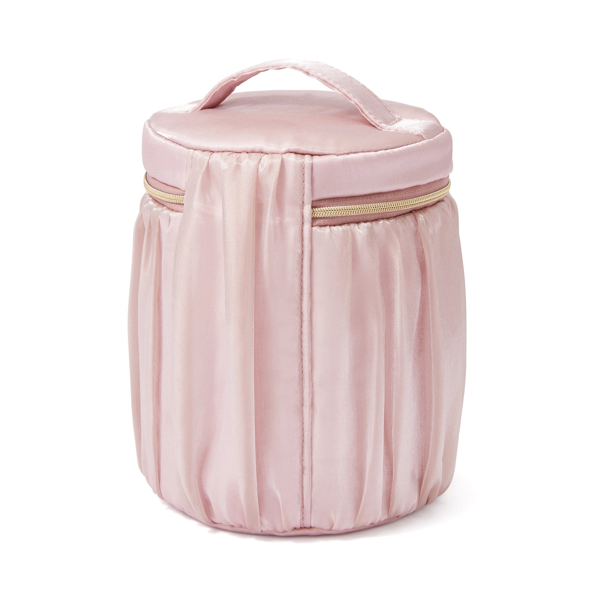 Organdy Flower Vanity Pouch Small Pink