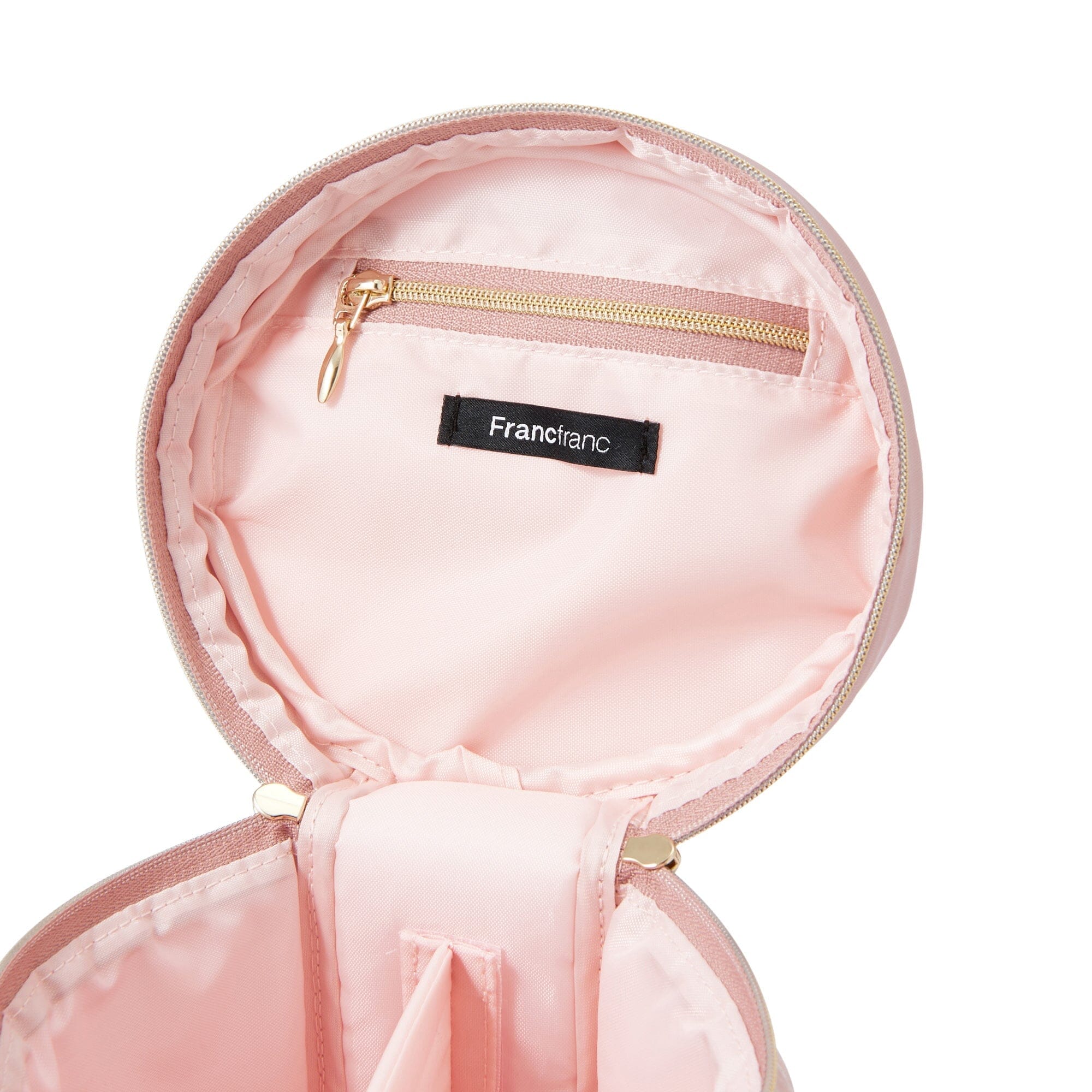 Organdy Flower Vanity Pouch Small Pink