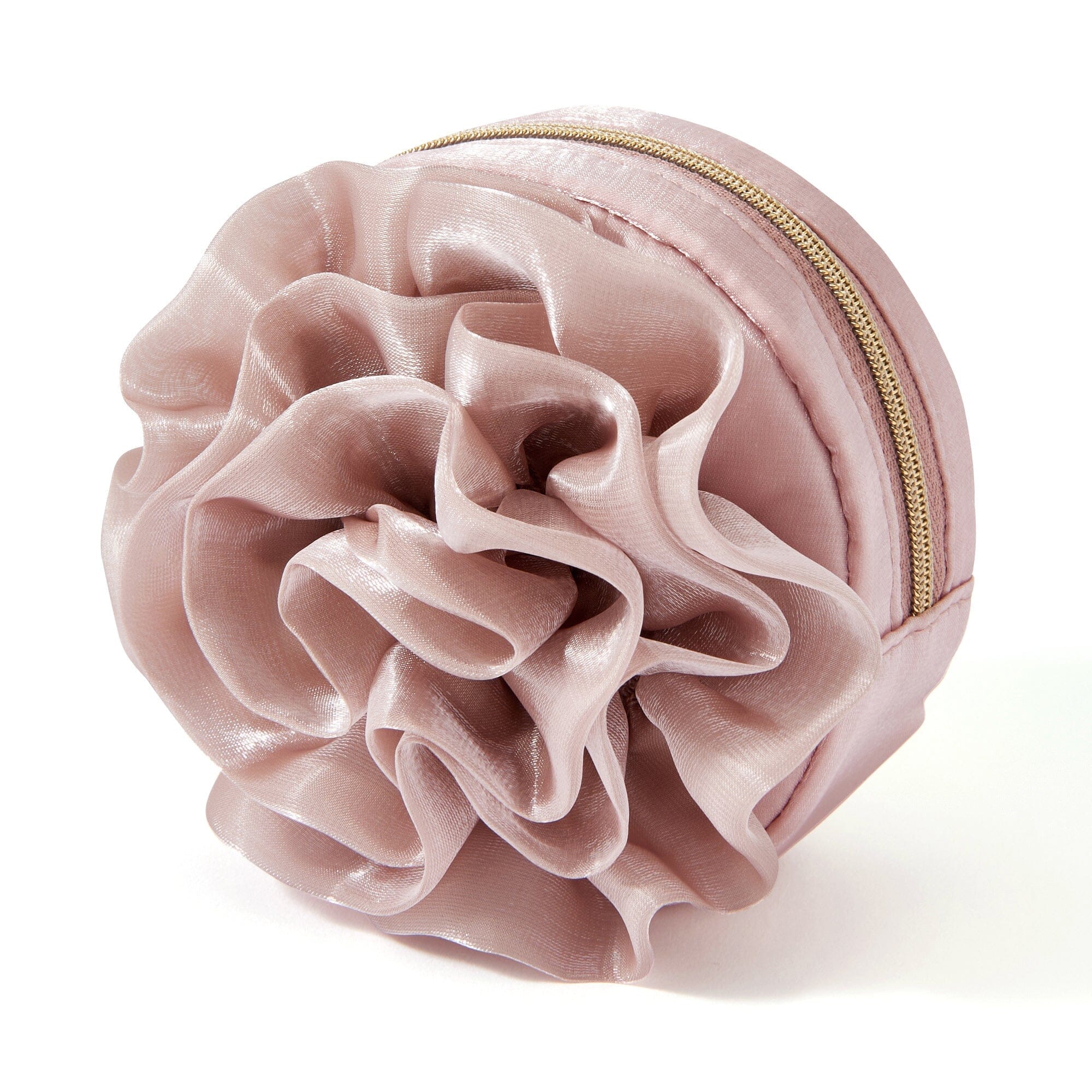 Organdy Flower Mini Pouch Pink