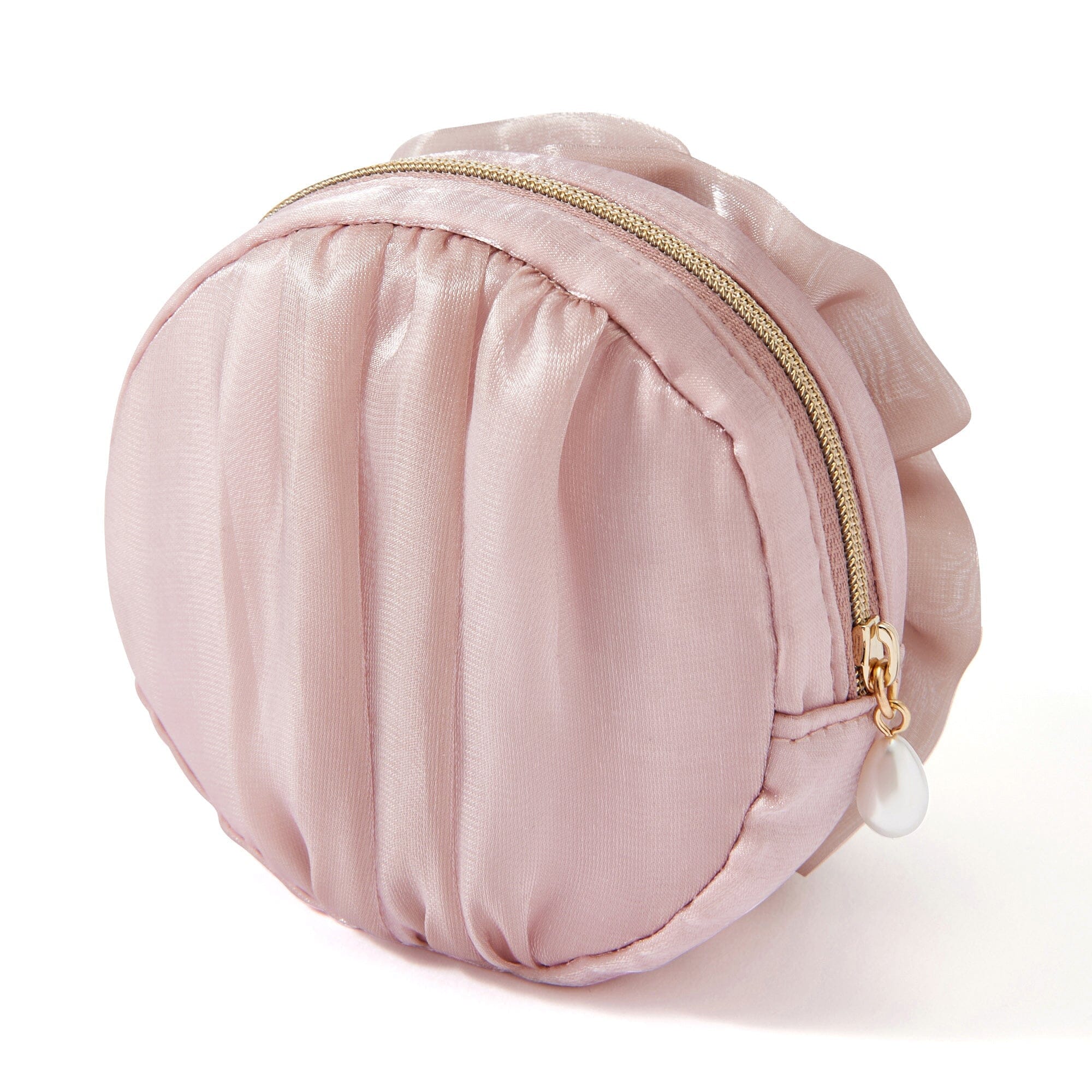 Organdy Flower Mini Pouch Pink