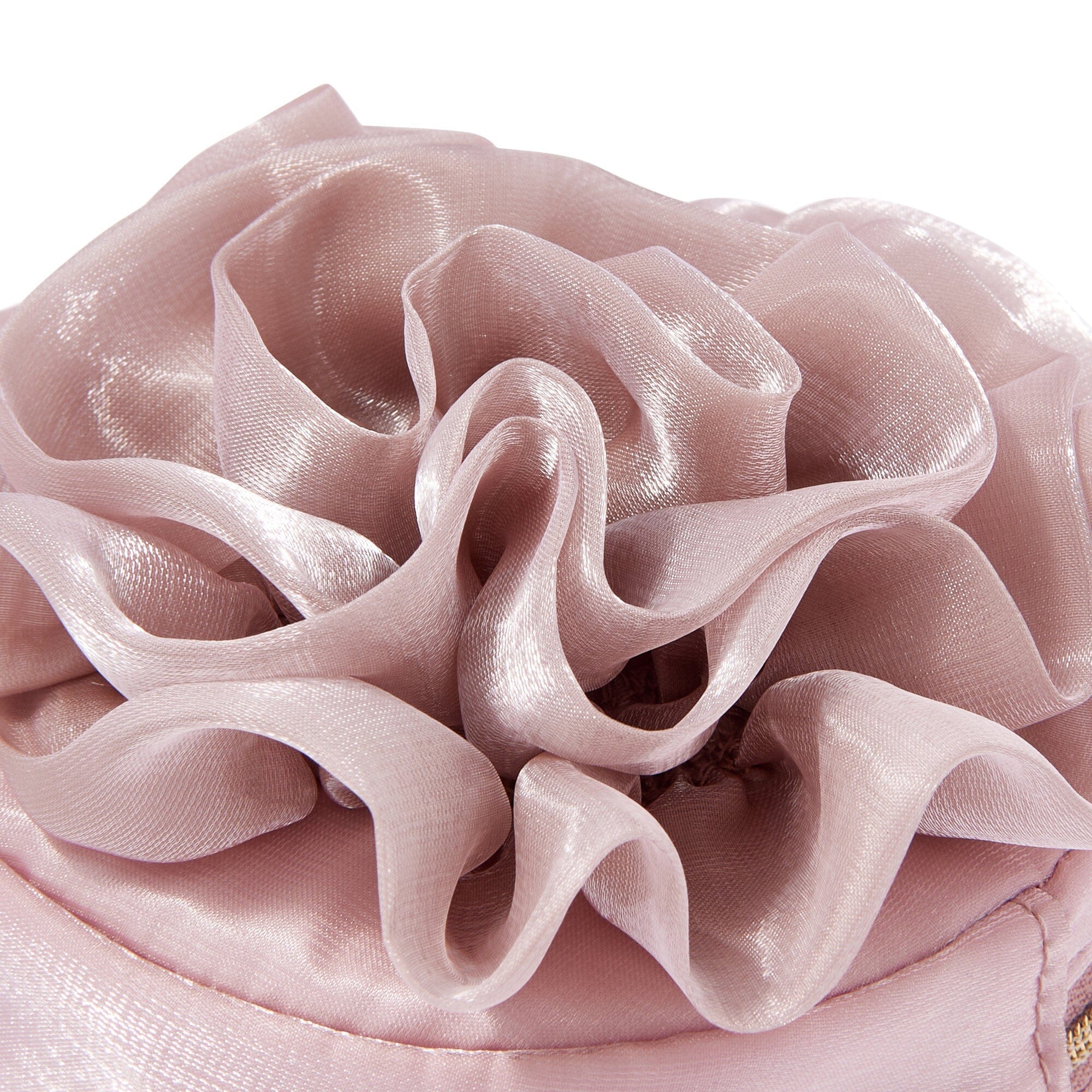Organdy Flower Mini Pouch Pink