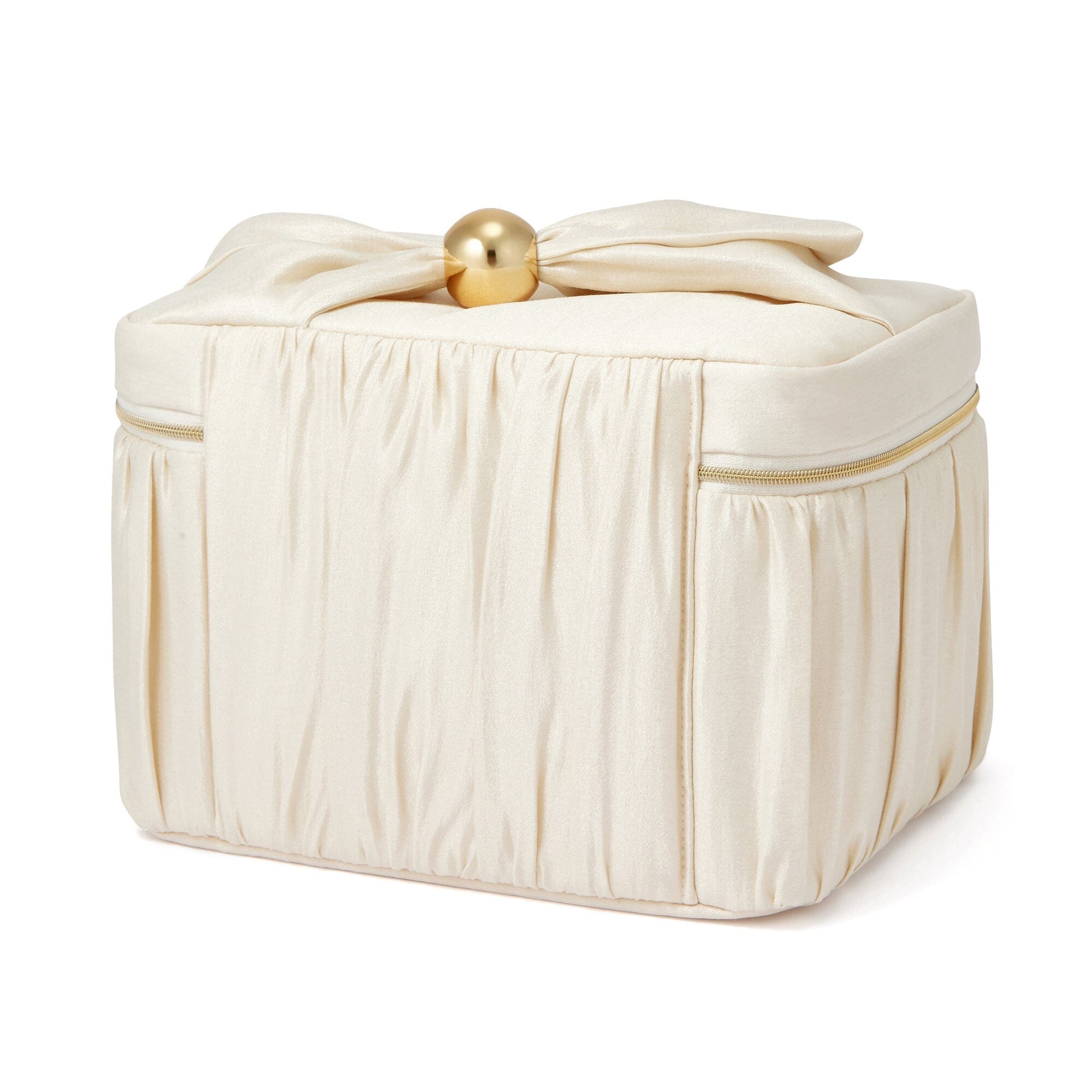 Pearl Blossom Vanity Pouch Large Ivory