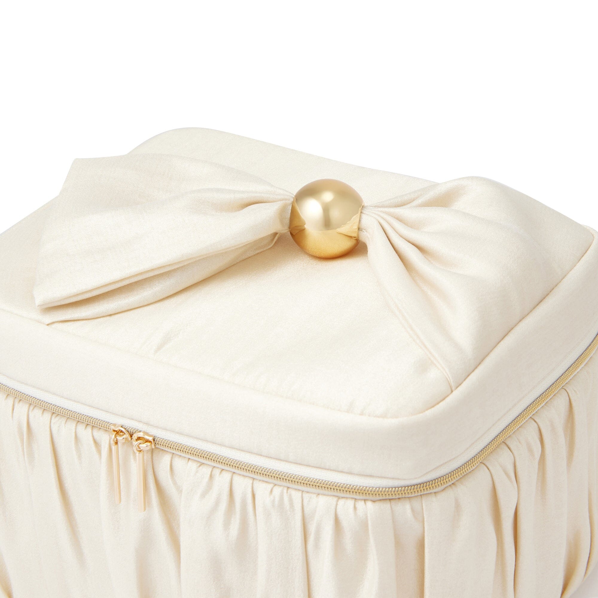 Pearl Blossom Vanity Pouch Large Ivory