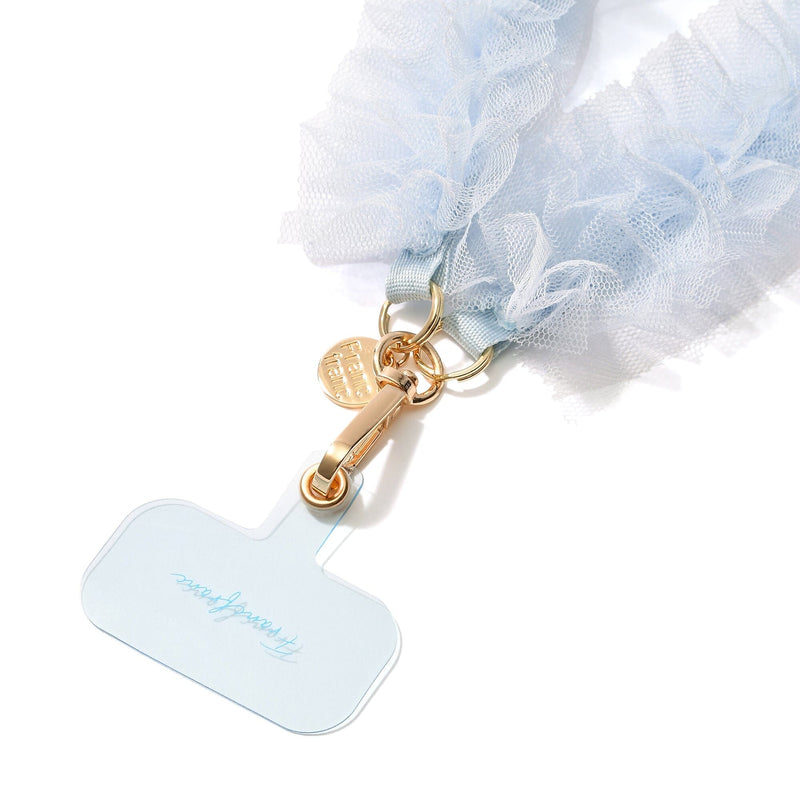 Smartphone strap tulle blue