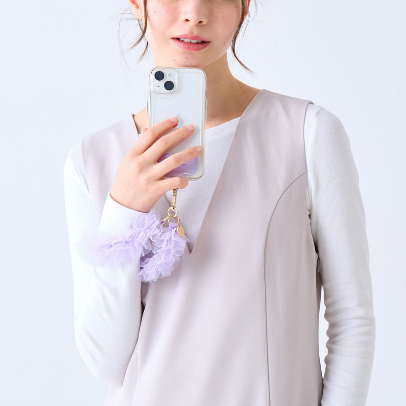 Smartphone Hand Strap - Tulle Purple