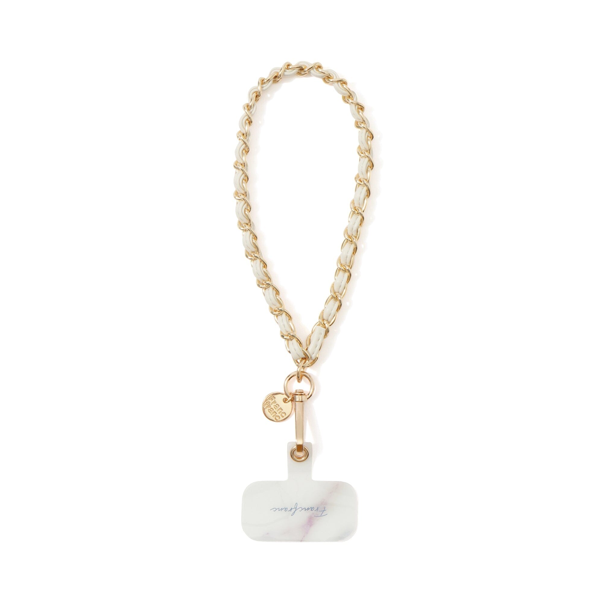 Smartphone Hand Strap Chain 2 White