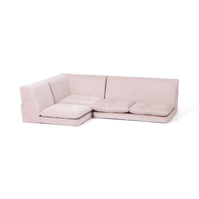 Famille Low Sofa Plus 2S W1000×D750×H390 Pink