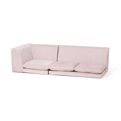 Famille Low Sofa Plus 2S W1000×D750×H390 Pink