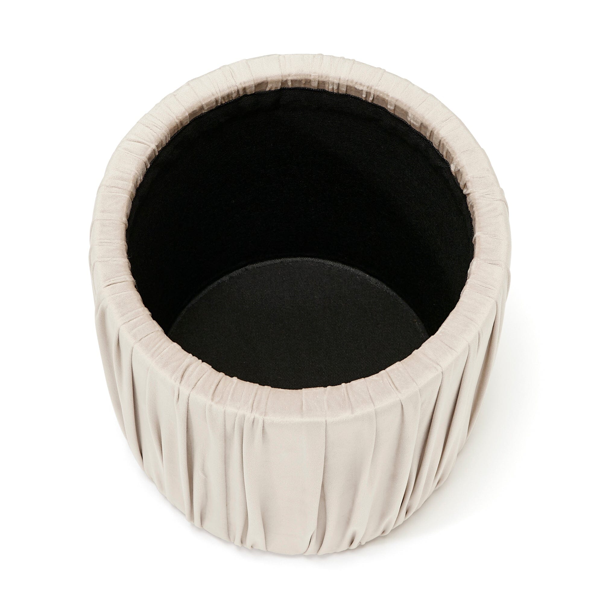 Plisse Stool Gray X Beige