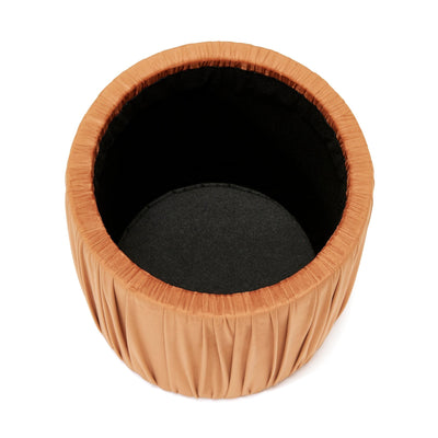 Plisse Stool Orange