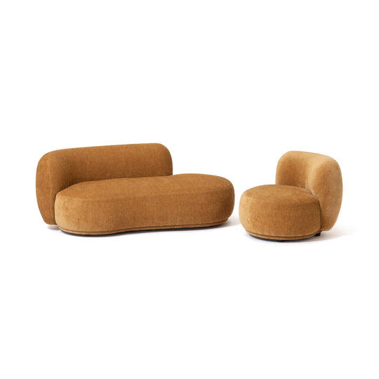 Bonheur Sofa 2 Seat Yellow W1650×D860×H630