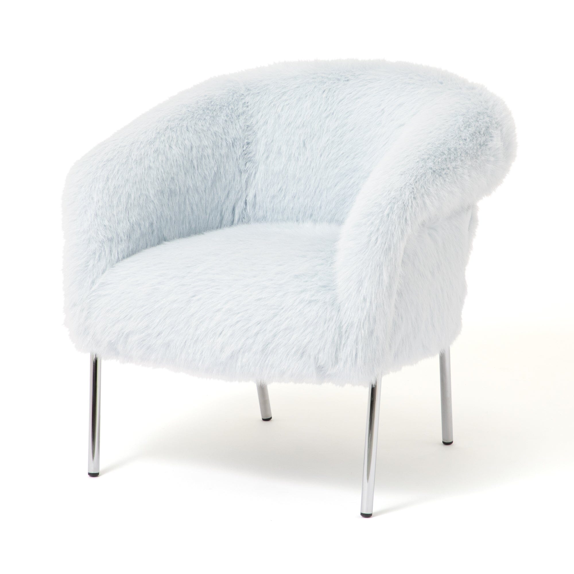 Pelucia Sofa Light Blue And Silver W720×D730×H730mm