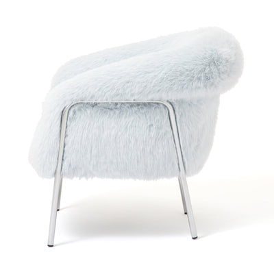 Pelucia Sofa Light Blue And Silver W720×D730×H730mm