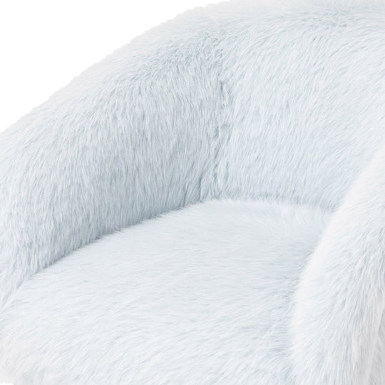 Pelucia Sofa Light Blue And Silver W720×D730×H730mm