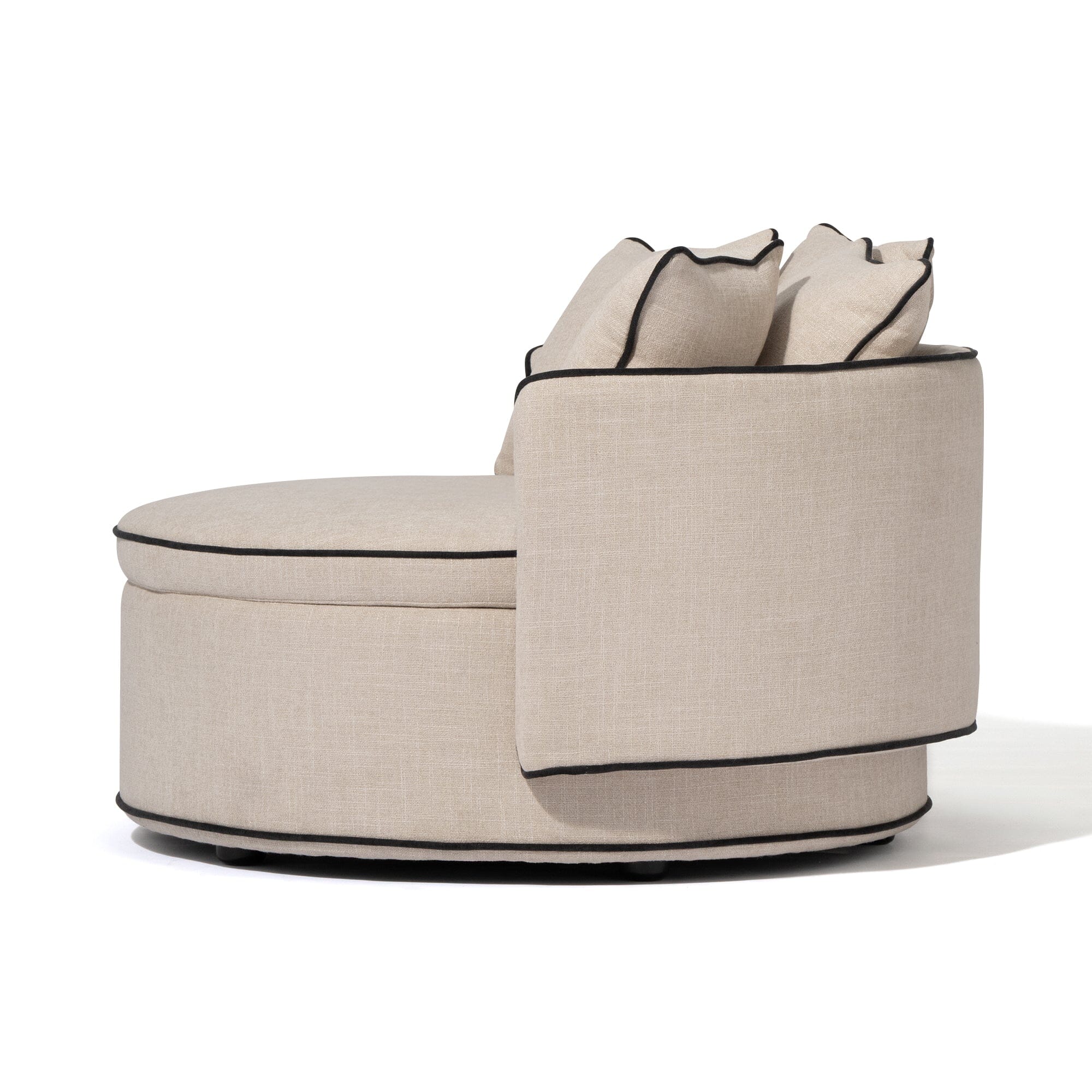 Nook Sofa Round Light Beige