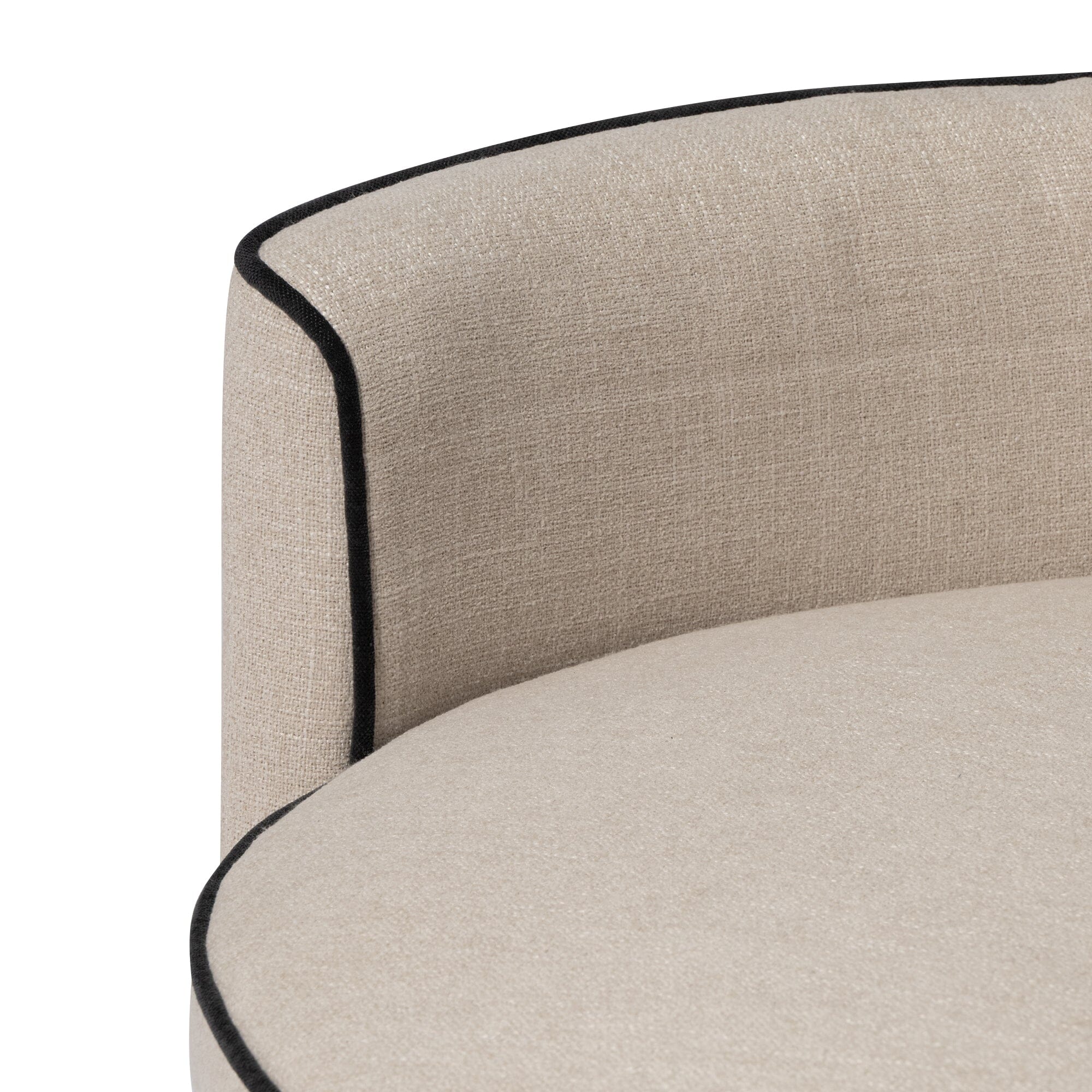 Nook Sofa Round Light Beige
