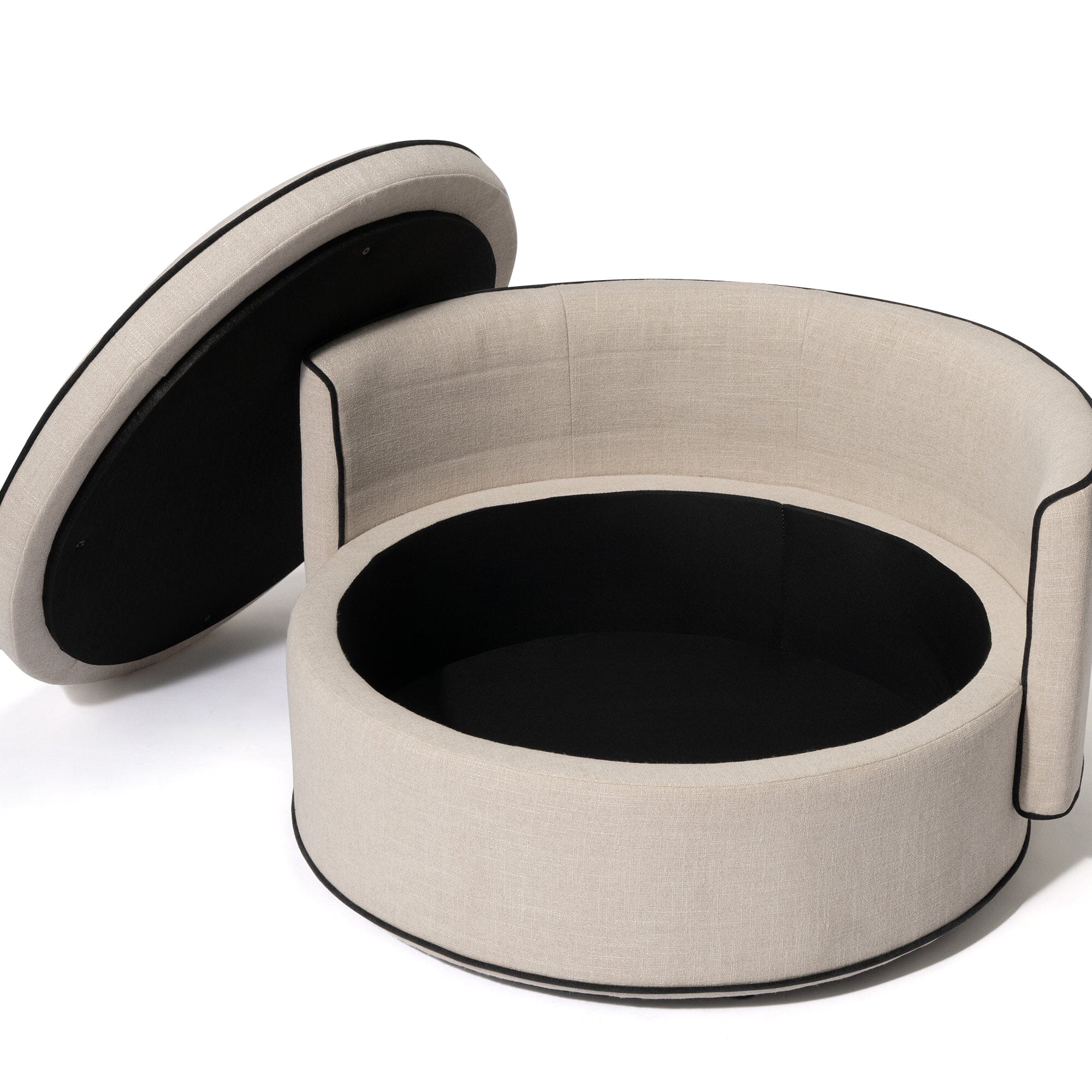 Nook Sofa Round Light Beige