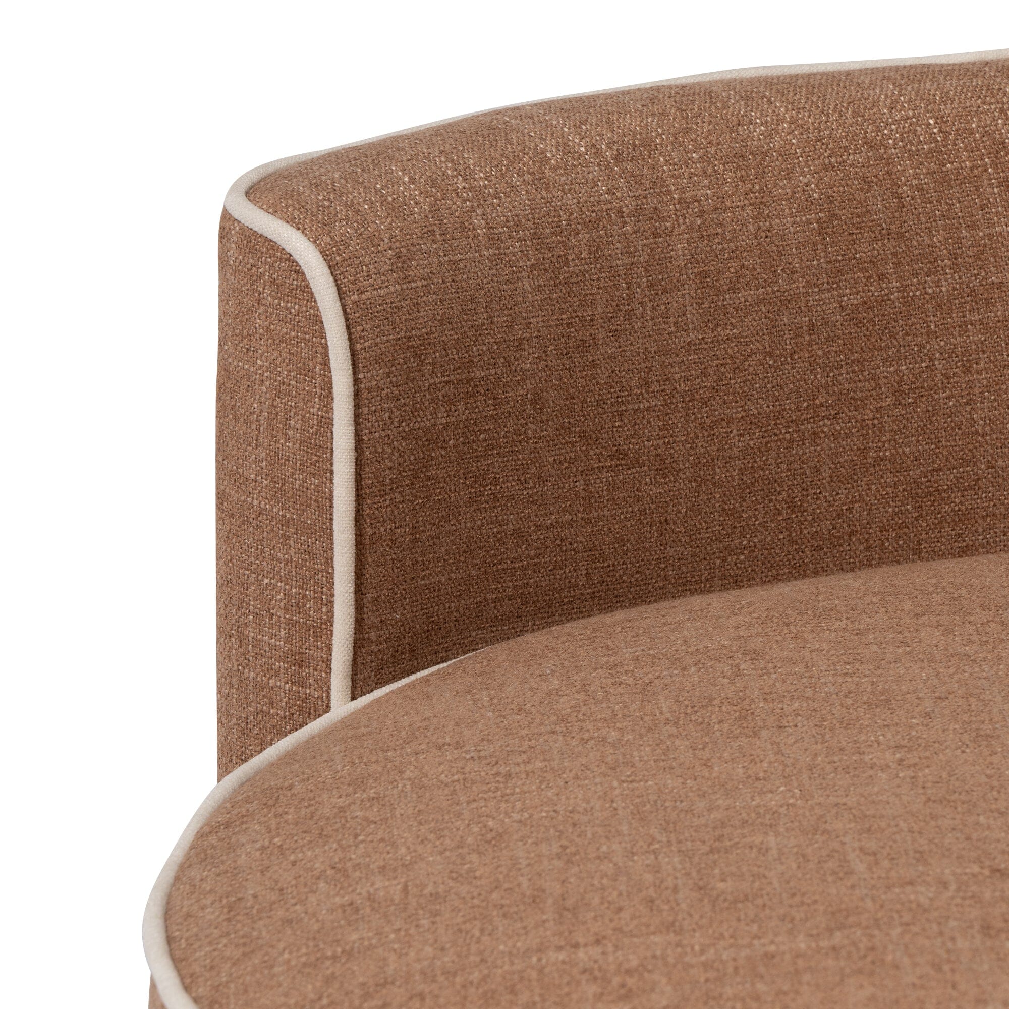 Nook Sofa Round Light Brown