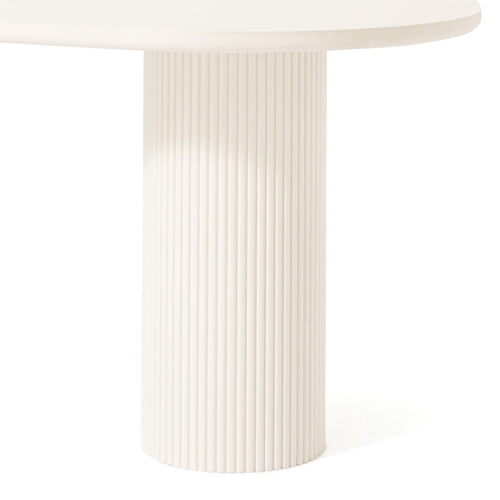 Palm Dining Table (A) W1600×D750×H730 White