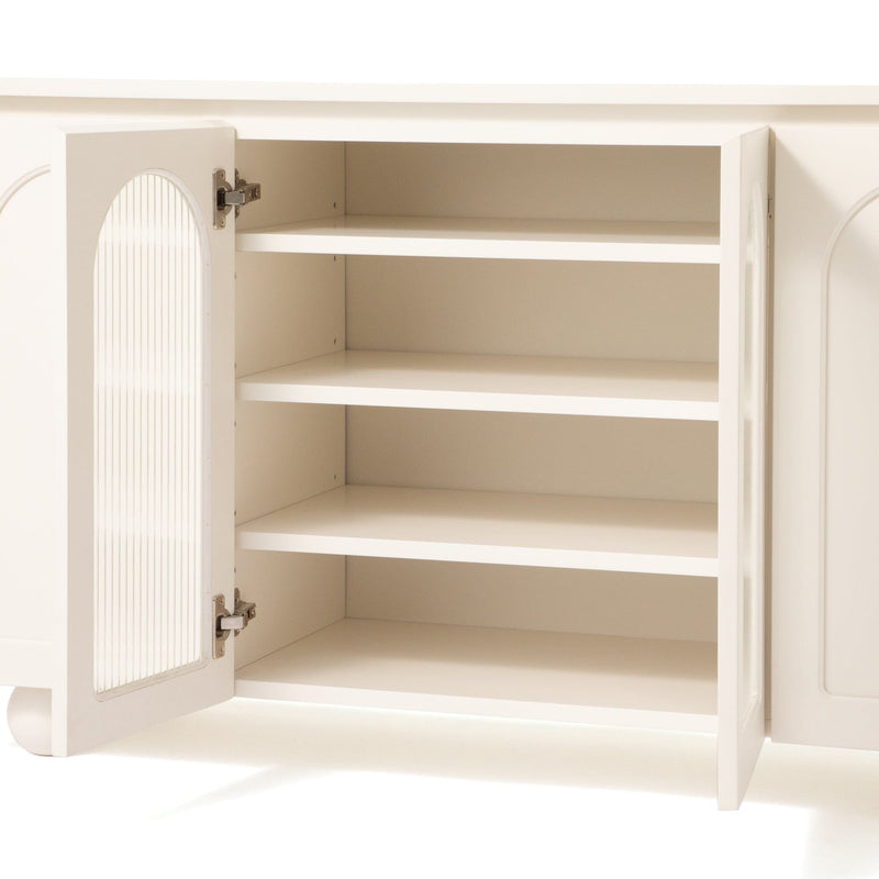 棕櫚儲物櫃 餐櫃 1200×730 白色