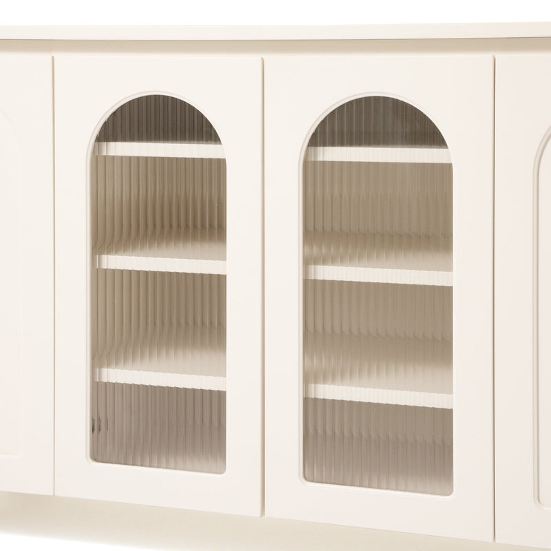 棕櫚儲物櫃 餐櫃 1200×730 白色