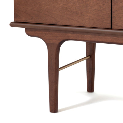 NOETIQUE 胡桃木儲物櫃 (A) 啡色（1200×D400×H750）