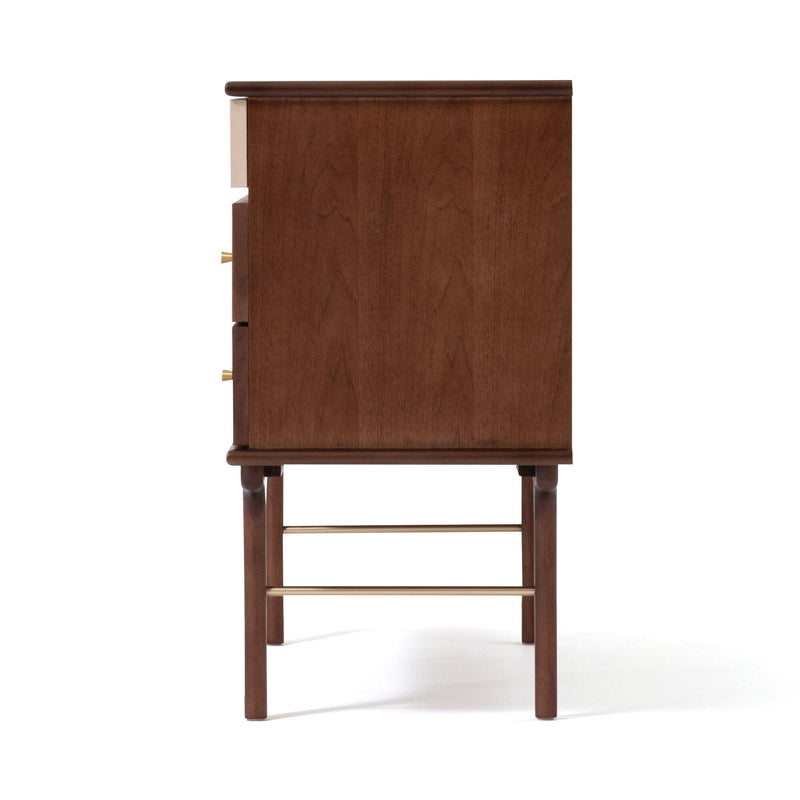 NOETIQUE 胡桃木儲物櫃 (A) 啡色（1200×D400×H750）