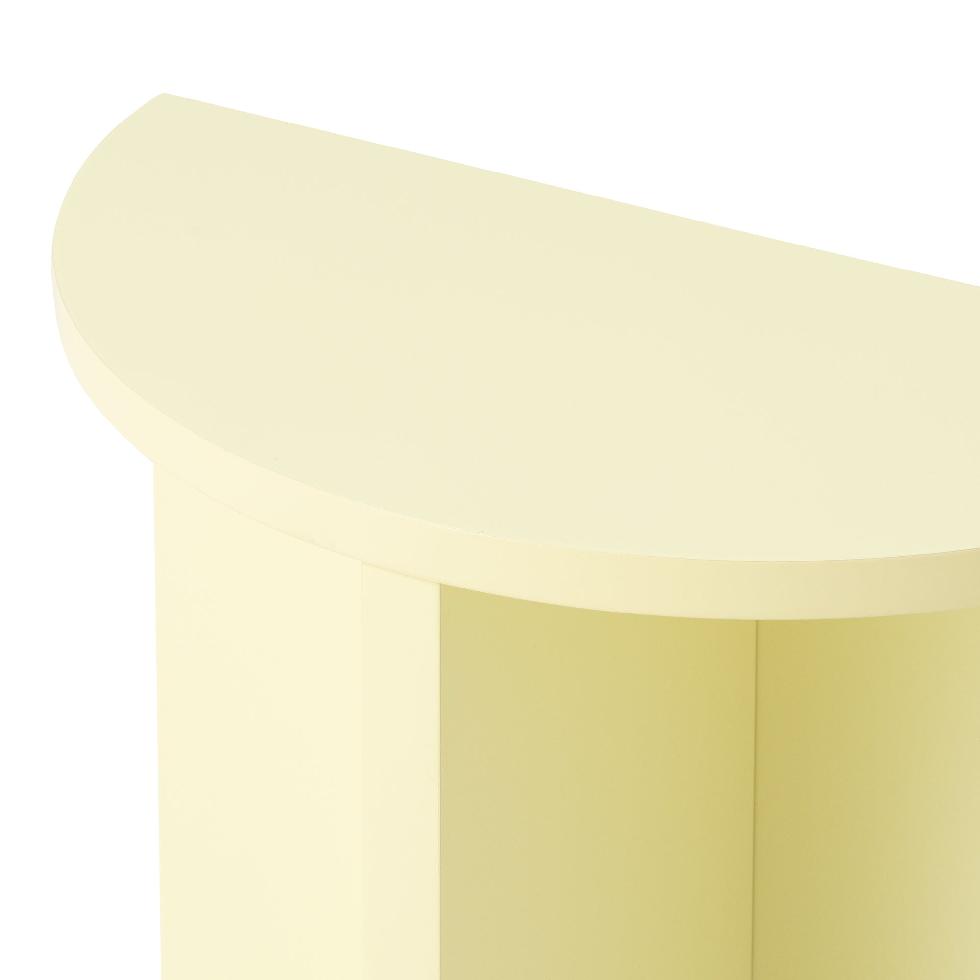 Lunette Side Table Low Light Yellow