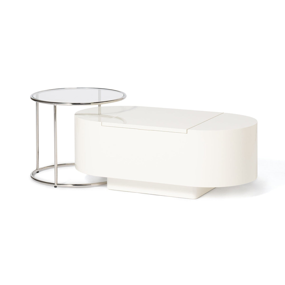 Eclat Nesting Tables Silver