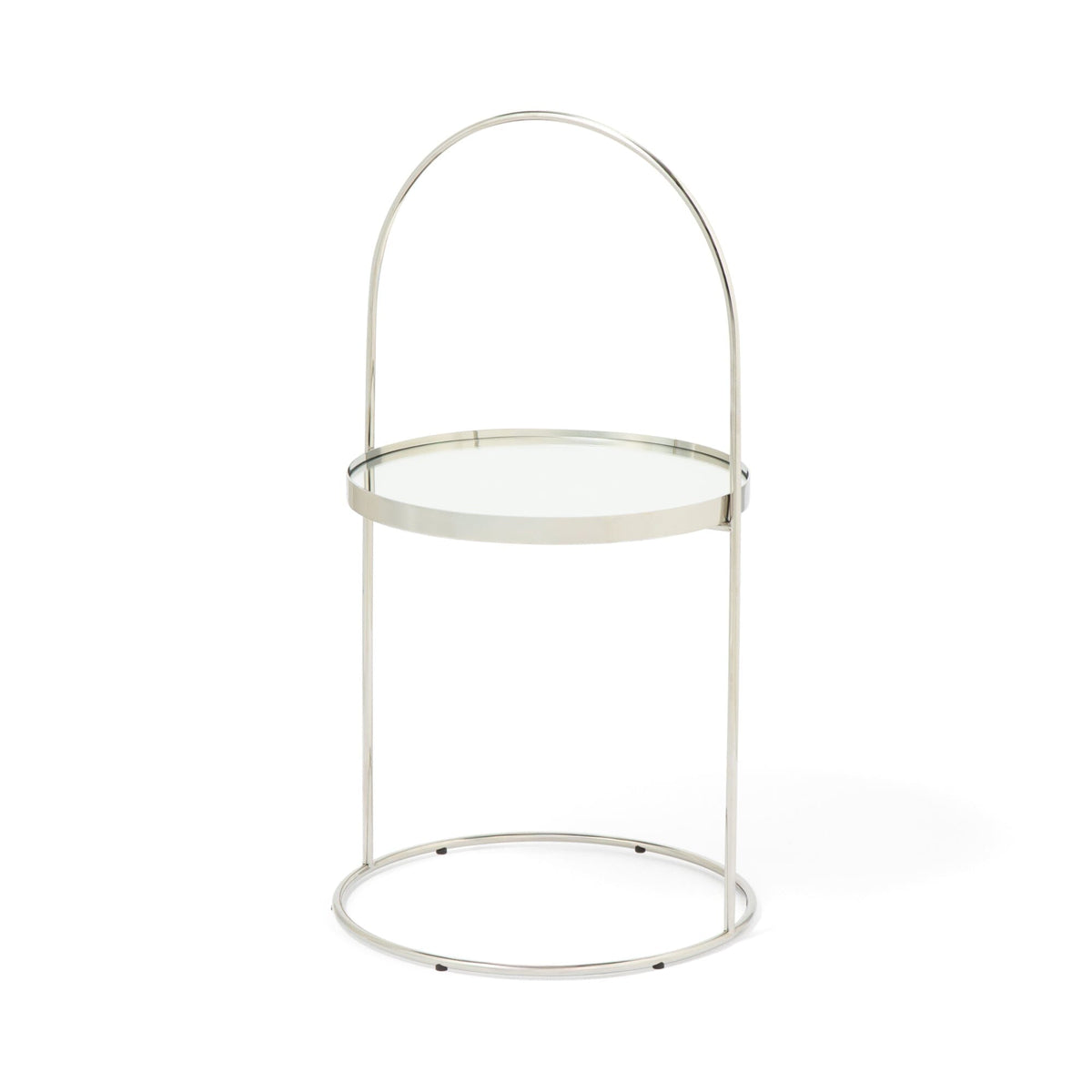 Porta Side Table Silver