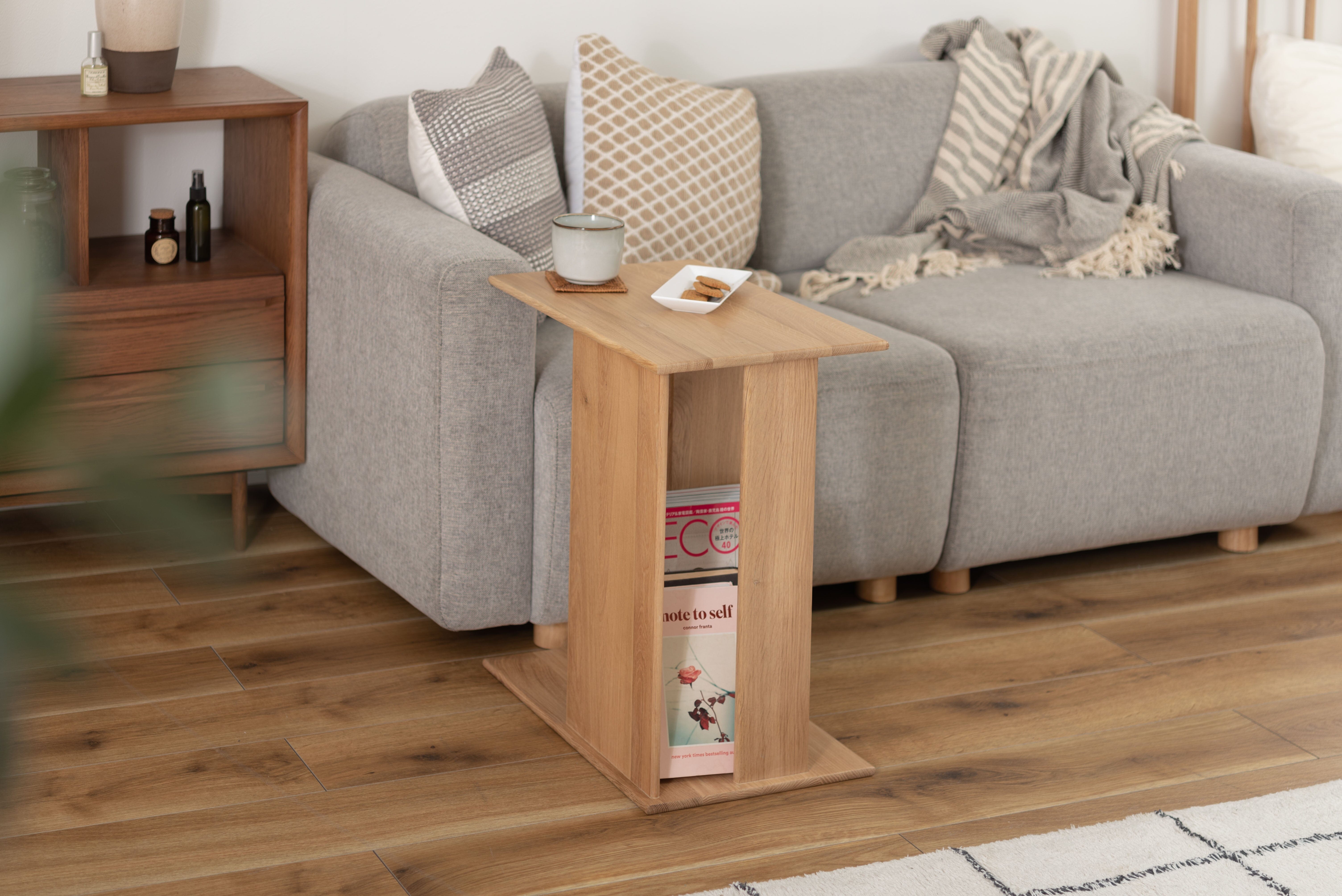 Side Table Wood Natural